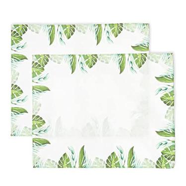 Imagem de Kit Mesa Posta Jogo Americano 4 Lugares 12 Pçs Micropercal 200 Fios Costela de Adão (Capa+Guardanapo+Abraçadeira)