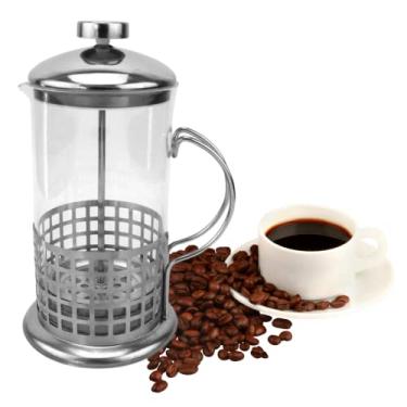 Imagem de Cafeteira Prensa Francesa Cremeira Em Vidro E Aço Inox 350ml
