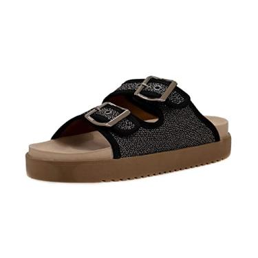 Imagem de Papete anatômica Sandália Feminina Isis Flat Rota79 cor Preta (37)