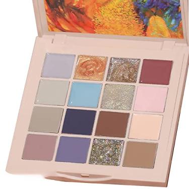 Imagem de Yajun Paleta de verniz de unhas de gel em creme sólido, conjunto de pintura de gel semipermanente de 16 cores com pincéis para unhas, kit de manicure de arte para casa, D, 1,5 g * 16