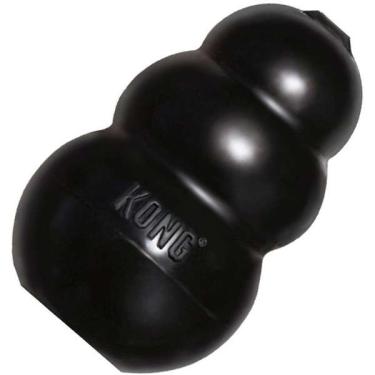 Imagem de Brinquedo Interativo KONG Extreme K2 com Dispenser para Ração ou Petisco Preto - Tam. M