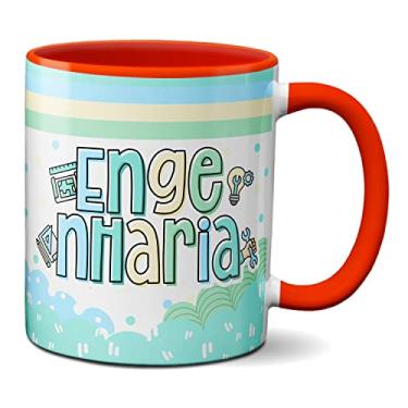 Imagem de Caneca Engenheiro Profissional Presente Engenharia (Vermelha)