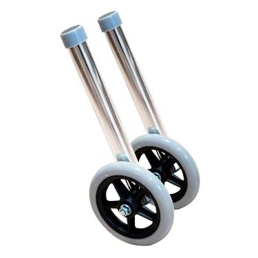 Imagem de Par De Rodas Para Andador 3 Barras D10 Dellamed