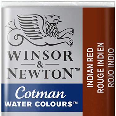 Imagem de Cotman Tinta aquarela Winsor & Newton Half Pan - Vermelho indiano 317