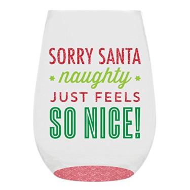 Imagem de Copo de vinho Sorry Santa Stemless