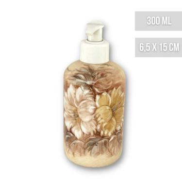 Imagem de Porta Sabonete Líquido Saboneteira Dispenser Alcool Em Gel Porcelana 3