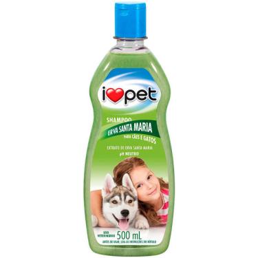 Imagem de Shampoo I Love Pet Erva de Santa Maria para Cães e Gatos - 500 mL