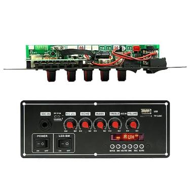 Imagem de Placa decodificadora de áudio MP3, placa decodificadora Bluetooth, amplificador de exibição digital, módulo receptor de áudio estéreo