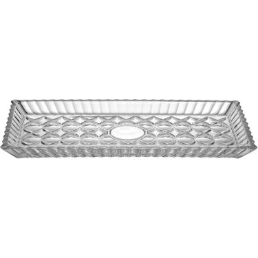 Imagem de BANDEJA 2x34x17cm VIDRO TRANSP