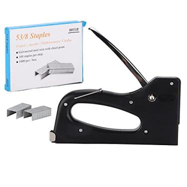 Imagem de LZKW Pistolas de pregos, grampeador manual, resistente, leve para decoração DIY