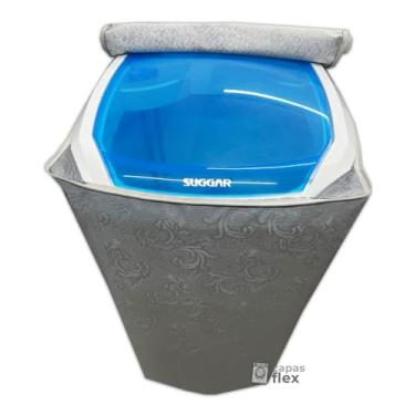 Imagem de CAPA PARA TANQUINHO SUGGAR LAVAMAX ECO 14 KG IMPERMEÁVEL FLEX (CINZA)