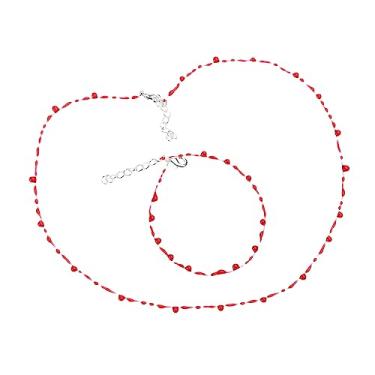 Imagem de NUEAYMS Vintage Fashion Novel Blood Drop Pulseira Hip Hop Punk Cruzada Pulseira Aberta Colar Banquete Joias Acessórios, [IMAGE], Resina