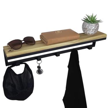 Imagem de Cabideiro Strassis Design SD-5004 Metal e Madeira Cor: Preto