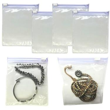 Imagem de Embalagem Multiuso PVC Cristal com Zíper 10x11,5cm Kit 30un - Embalage