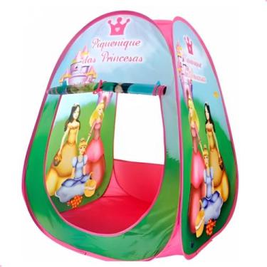 Imagem de Barraca Infantil Piquenique das Princesas Dobrável Rosa - DM Toys