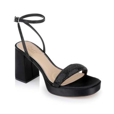 Imagem de Jewel Badgley Mischka Salto plataforma Teddi, Preto, 36
