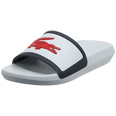 Imagem de Lacoste Tênis feminino de cano baixo, Branco Wht Nvy Vermelho 407, women 2