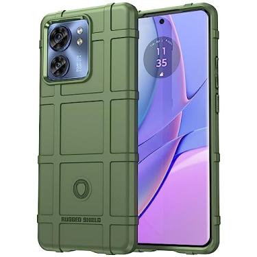 Imagem de Dinglijia Capa fina projetada para Motorola Edge 40, proteção à prova de choque de grau militar, capa testada contra quedas e proteção de lente de câmera, capa de telefone Shiled para Moto Edge 40, HD