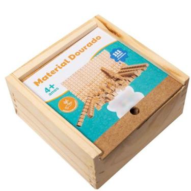 Imagem de Material Dourado com 111 Peças - Eduka Brink