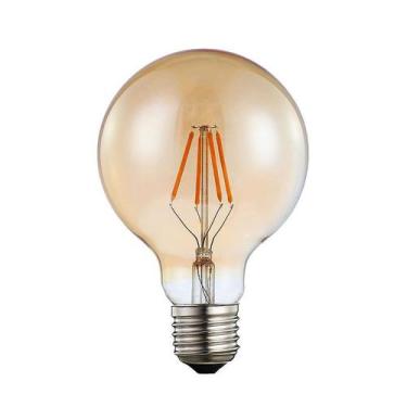 Imagem de Lâmpada Decorativa Filamento Led 4w E27 Âmbar G125 - Gaya, Âmbar, 4W
