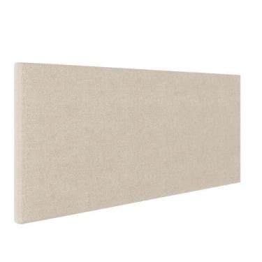 Imagem de Cabeceira Painel Clean Para Cama Box Queen 160 Cm Linho Areia A27 - DR