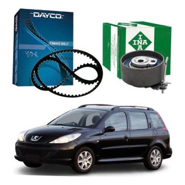 Imagem de Kit Correia Dentada Tensor Peugeot 207 Sw 1.4 8v 2008 A 2013 - Dayco