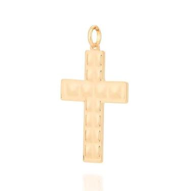 Imagem de Pingente Rommanel Masculino Cruz 542210 440007 140817, Dourado