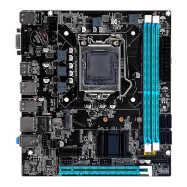 Imagem de Placa-Mãe H61, Bluecase, Intel LGA1155, mATX, DDR3, M.2, NVMe, Gigalan
