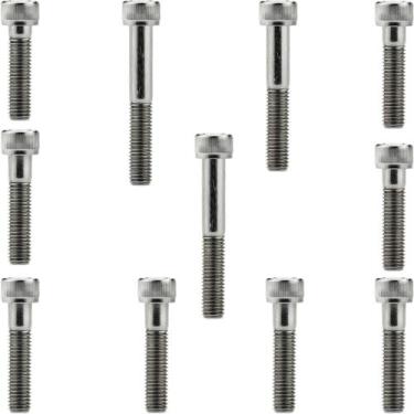 Imagem de Kit parafusos inox tampa motor lateral esquerda+direita C100 Dream 199