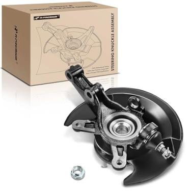 Imagem de A-Premium Conjunto de cubo de rolamento de roda e junta de direção dianteira compatível com Honda Civic 2003-2005, 1,7L, lado esquerdo do motorista, substitui # 698-495, 45255S01A00, 44600S5DA00