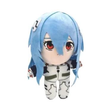 Imagem de 20cm Ayanami Rei Kawaii Evangelion Brinquedo De Pelúcia Boneca De Pelú
