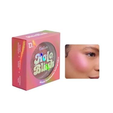 Imagem de Dailus Holo Blush Iluminador Compacto Pó 5,2g, Holo Pink