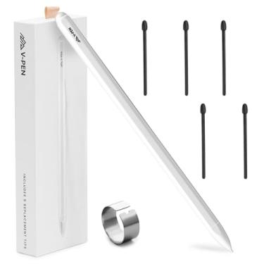 Imagem de V-Pen EMR Stylus Notável 2 canetas de substituição com borracha digital + 5 pontas | Sensibilidade ao nível de pressão 4096 e rejeição da palma da mão | Marcador digital Plus compatível com Kindle