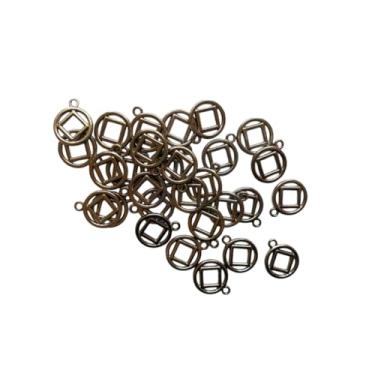 Imagem de CMWDSGNS Pingentes NA Recovery (conjunto de 25) - Pingentes de contas de Narcóticos Anônimos NA - Fabricação de joias de recuperação de sobriedade - Presente patrocinador (gunmetal)
