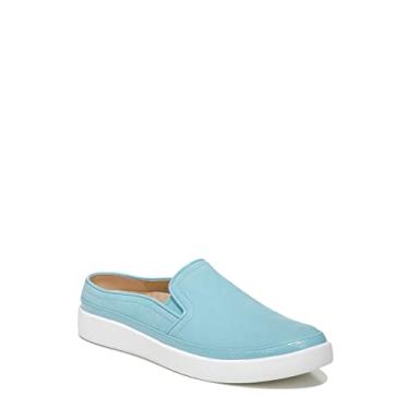 Imagem de Vionic Tênis Femininos Essence Effortless Backless - Calçados Slip-On Com Suporte Que Incluem Conforto De Três Zonas Palmilha Ortopédica E Arco, Azul Porcelana, Tamanho Médio 7,5