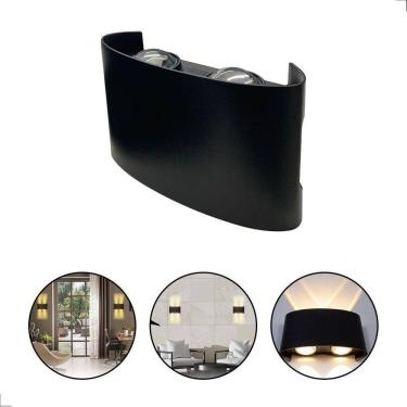 Imagem de Arandela Parede Externa Clessidra Led 4W 3000K 2 Fachos Ip65