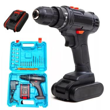 Imagem de Furadeira Parafusadeira Sem Fio De 10Mm 12V Bivolt