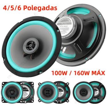 Imagem de Alto-falantes Coaxiais Universais HiFi Para Carro 4 5 6 Polegadas 100W