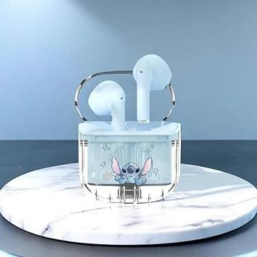 Imagem de Fones De Ouvido Bluetooth Stitch Disney Sem Fio Som HiFi Toque Intelig