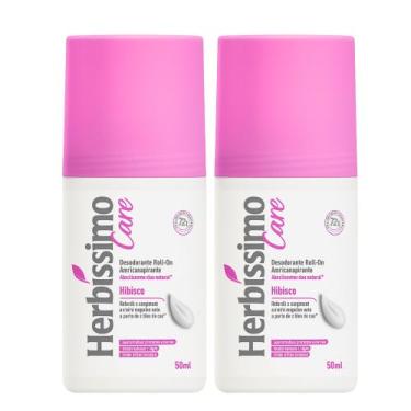 Imagem de Kit 2 Desodorante Roll-On Hibísco Herbíssimo 50Ml - Dana - Dana Cosmét