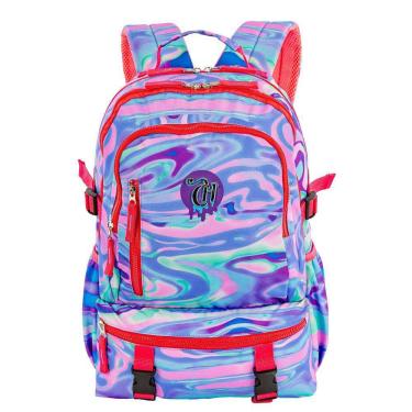 Imagem de Mochila Capricho Aura Colorida Grande 2 Comp.