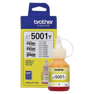 Imagem de Tinta Brother BT5001Y Amarelo Original 41,8ml para InkTank