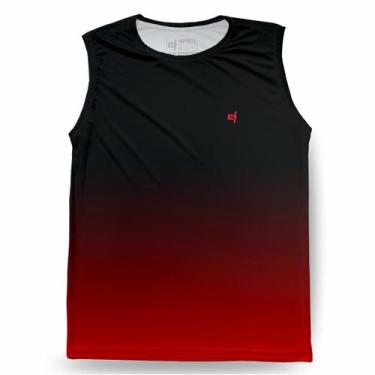 Imagem de Regata Cavada Camiseta Masculina Academia Musculação Caminhada Dry UV 