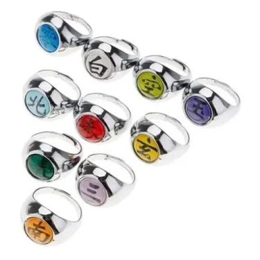 Imagem de Anel Akatsuki Ajustável Ao Dedo Vintage Moda - Outlet Boxe, Itachi uch