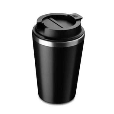 Imagem de Copo Térmico Premium 350 ml – Parede Dupla em Inox 304, Tampa Hermética e Design Elegante para Café, Chá e Bebidas Frias