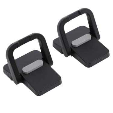 Imagem de 2 peças de elevação de teclado portátil, suporte autoadesivo dobrável de alumínio, suporte para laptop, suporte de teclado de computador para tablets de computador de mesa