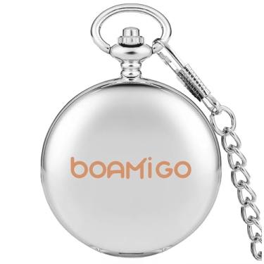 Imagem de Relógio De Bolso Masculino Vintage Original Quartz Antigo (Prateado)