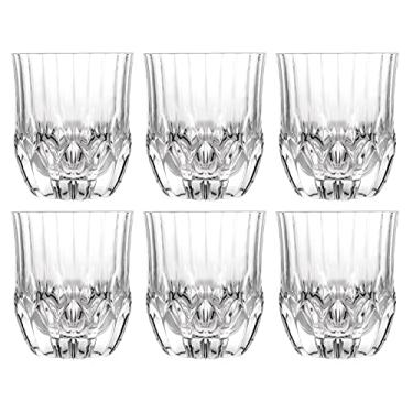 Imagem de Barski Copo de vidro - Duplo à moda antiga - Conjunto de 6 - Copos - Copos de cristal DOF projetados - Para uísque - Bourbon - Água - Bebidas - Copos de bebida - 333 g - Feito na Europa