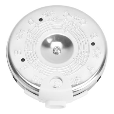 Imagem de Beaupretty Tone C-c Pitch Pipe Tuner para violão violino baixo prata instrumento musical ferramenta de afinação leve e portátil para afinação precisa