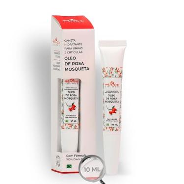 Imagem de Caneta Hidratante de Óleo de Rosa Mosqueta para Unhas e Cutículas – Hidratação Profunda, Nutrição e Regeneração – 100% Natural – 10ml – Miss Colors